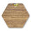 Thumbnail: PERSONALIZED Wooden Coasters - American Walnut / Set of 4 Coasters