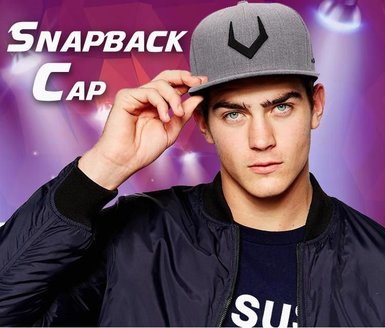 Thumbnail: 3D Pierced Embroidery Hip Hop Flat Bill Baseball Cap