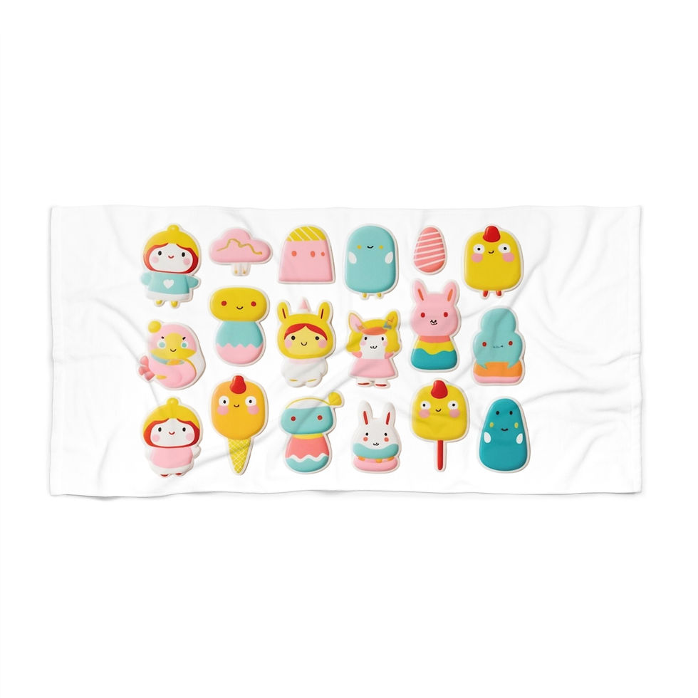Thumbnail: Cute Towel for your day at the Beach