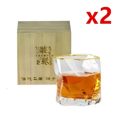 Thumbnail: Japanese Edo Designer Crumple Paper Irregular Shape Crystal Faceted
