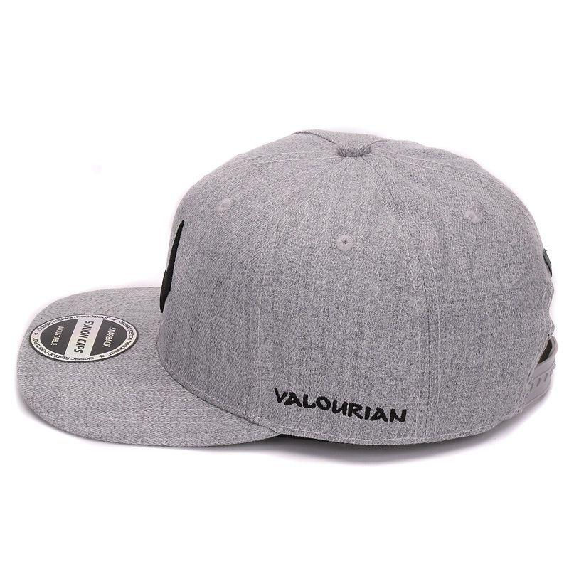 Thumbnail: 3D Pierced Embroidery Hip Hop Flat Bill Baseball Cap