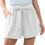 Thumbnail: Ruffle Bow Waist Tie Shorts Summer Beach Pants With Pockets Womens Clothing