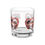 Thumbnail: 10oz Rocks Glass — Cute Hmong Couple Heart Design "Forever Love"