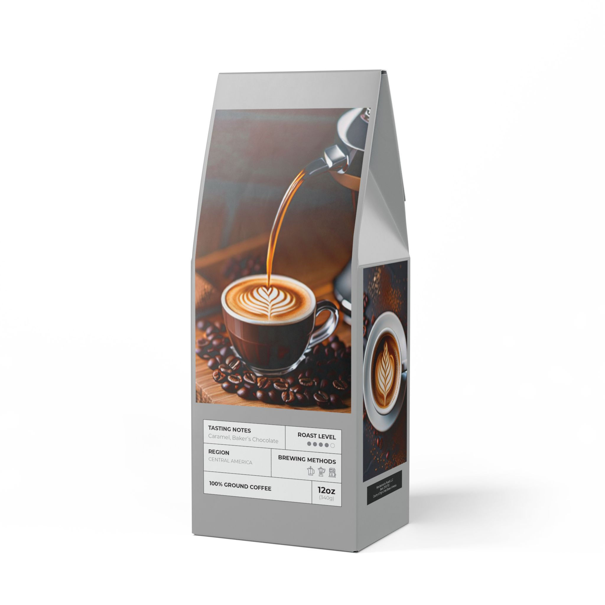 Caramel Kaker's chocolate | Flathead Valley Coffee Blend (Medium-Dark Roast)