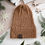 Thumbnail: Alpaca Beanie Hat  - Flynn Fawn (Mid-Brown)