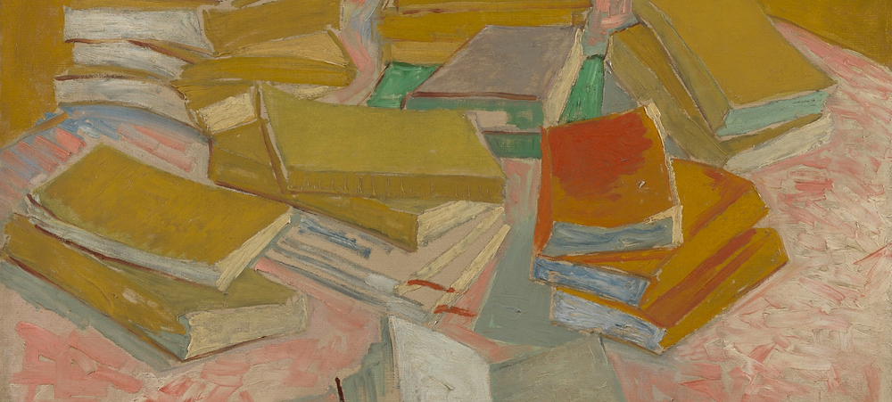 Piles of French novels (October 1887 - November 1887) by Vincent van Gogh Van Gogh Museum