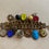 Thumbnail: Double Chain Multi Charm Locket Bracelet