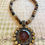 Thumbnail: Portia Rhinestone Intaglio Necklace