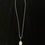 Thumbnail: Noir~ Creme Intaglio and Jet Chain Necklace
