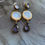 Thumbnail: Opalite Milk Glass Intaglio Earrings