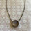 Thumbnail: Black Diamond Solo Intaglio Necklace