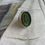 Thumbnail: Hand Carved Horn Ring with Glass Cameo
