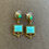 Thumbnail: Turquoise & Jade Earrings