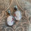 Thumbnail: Hand Carved Shell Cameo Silver Earrings