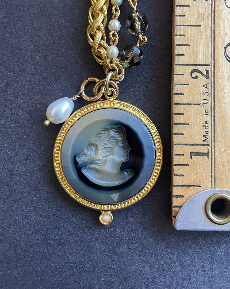 Thumbnail: Marlene Intaglio Charm Bracelet in Gold