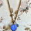 Thumbnail: Marlene Dome Back Charm Trio Necklace