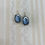 Thumbnail: Periwinkle Intaglio Silver Earrings