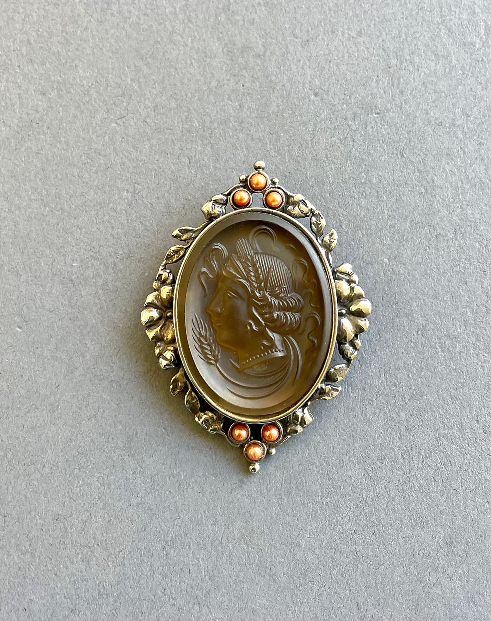 Thumbnail: Arts & Crafts Cameo Brooch