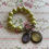 Thumbnail: Jonquil & Peridot Intaglio Charm Pearl Bracelet
