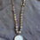 Thumbnail: Opalite Milk Glass Intaglio Long Necklace