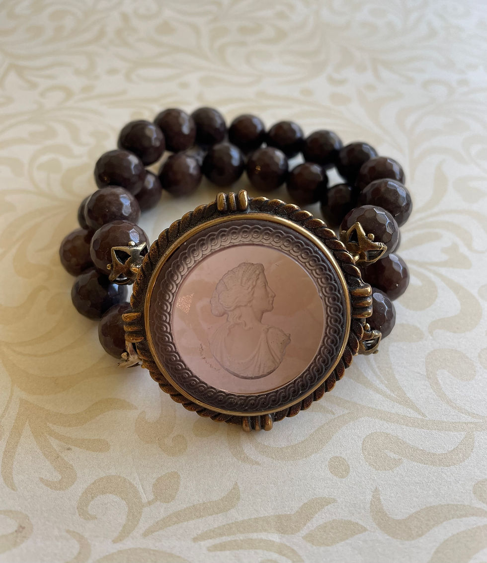 Thumbnail: Semi Precious Stone Stretch Bracelet