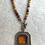 Thumbnail: Autumn Affair Jasper Madeira Intaglio Necklace ATPN127