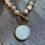 Thumbnail: Opalite Intaglio Necklace with Botswana Agate Beads