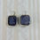 Thumbnail: Octagon Intaglio Silver Earrings