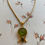 Thumbnail: Taliesin Intaglio in Olivine & Gold