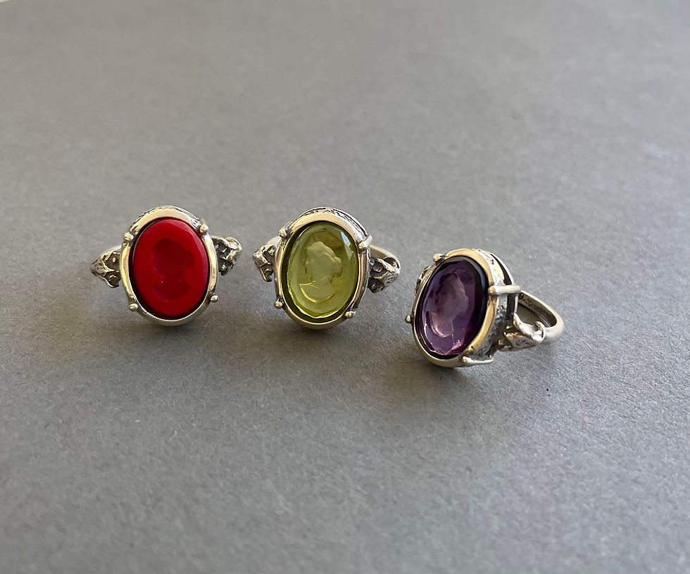 Thumbnail: Sterling Intaglio Ring