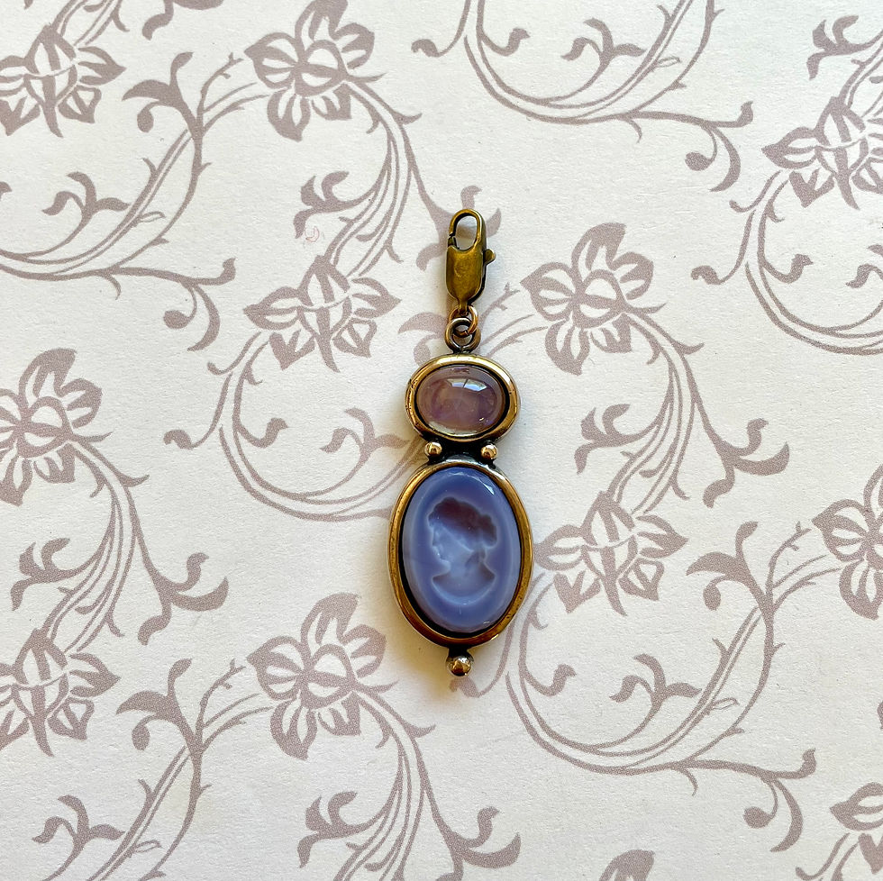 Thumbnail: Aubergine Intaglio Charm