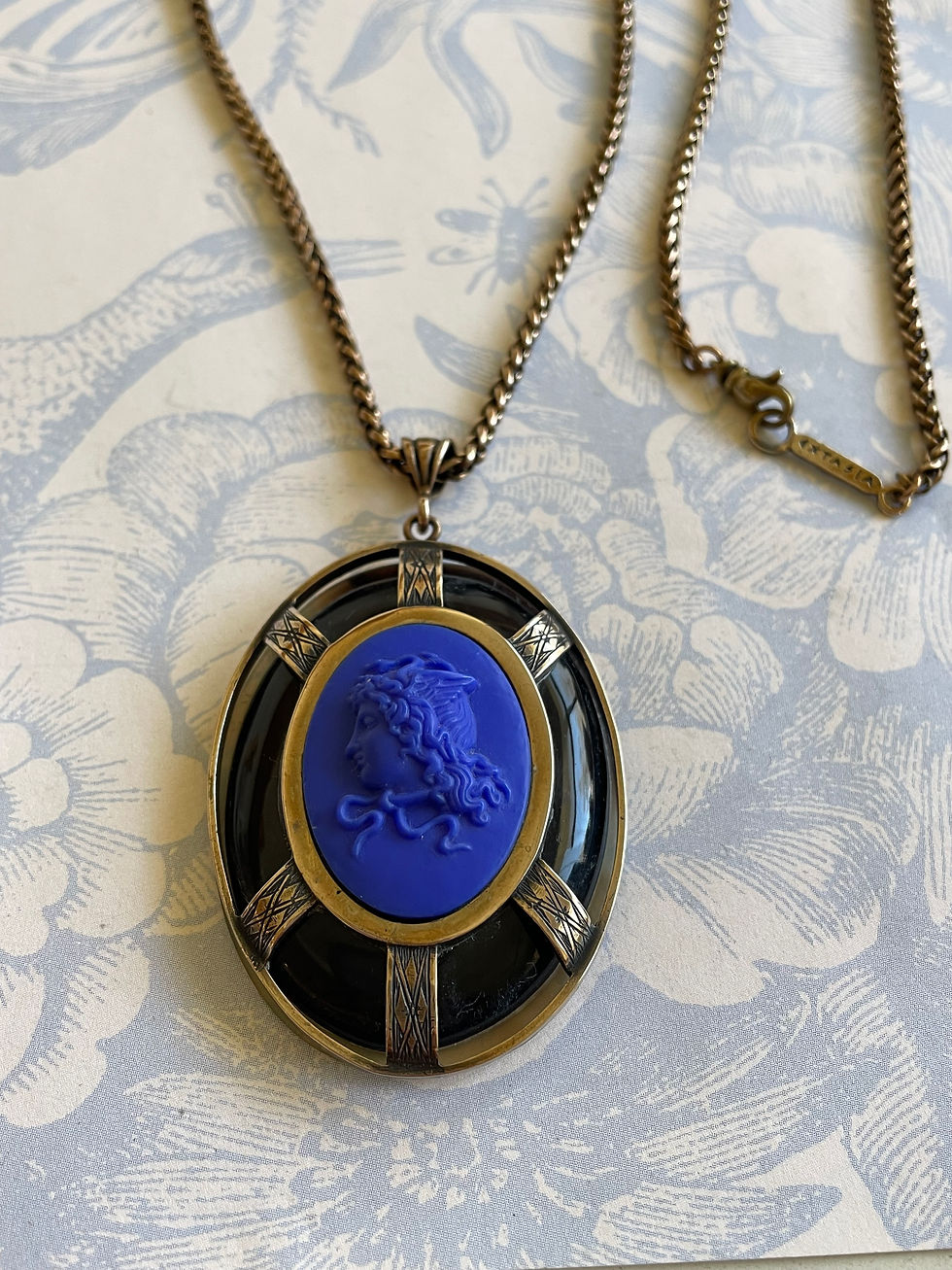 Thumbnail: French Blue Hermes Cameo