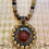 Thumbnail: Portia Rhinestone Intaglio Necklace