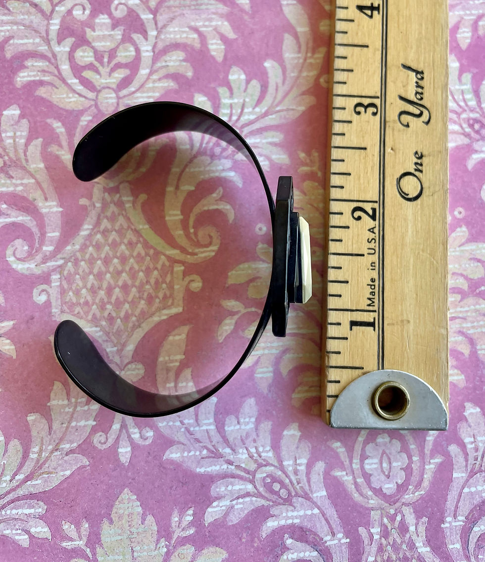 Thumbnail: Jet & Slate Portia Cuff Bracelet