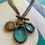 Thumbnail: Triple Charm Locket Necklace