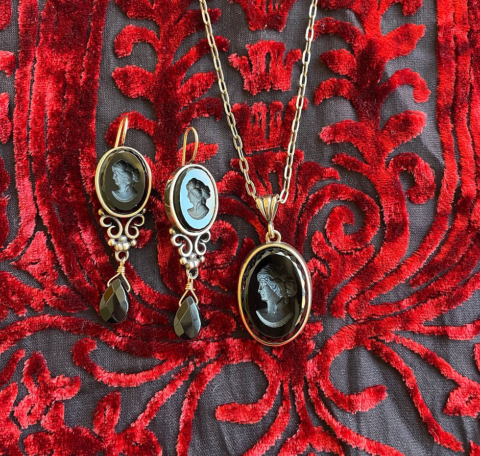 Thumbnail: Mythos Intaglio Drop Earrings