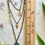 Thumbnail: Triple Strand Sea Foam Intaglio Necklace