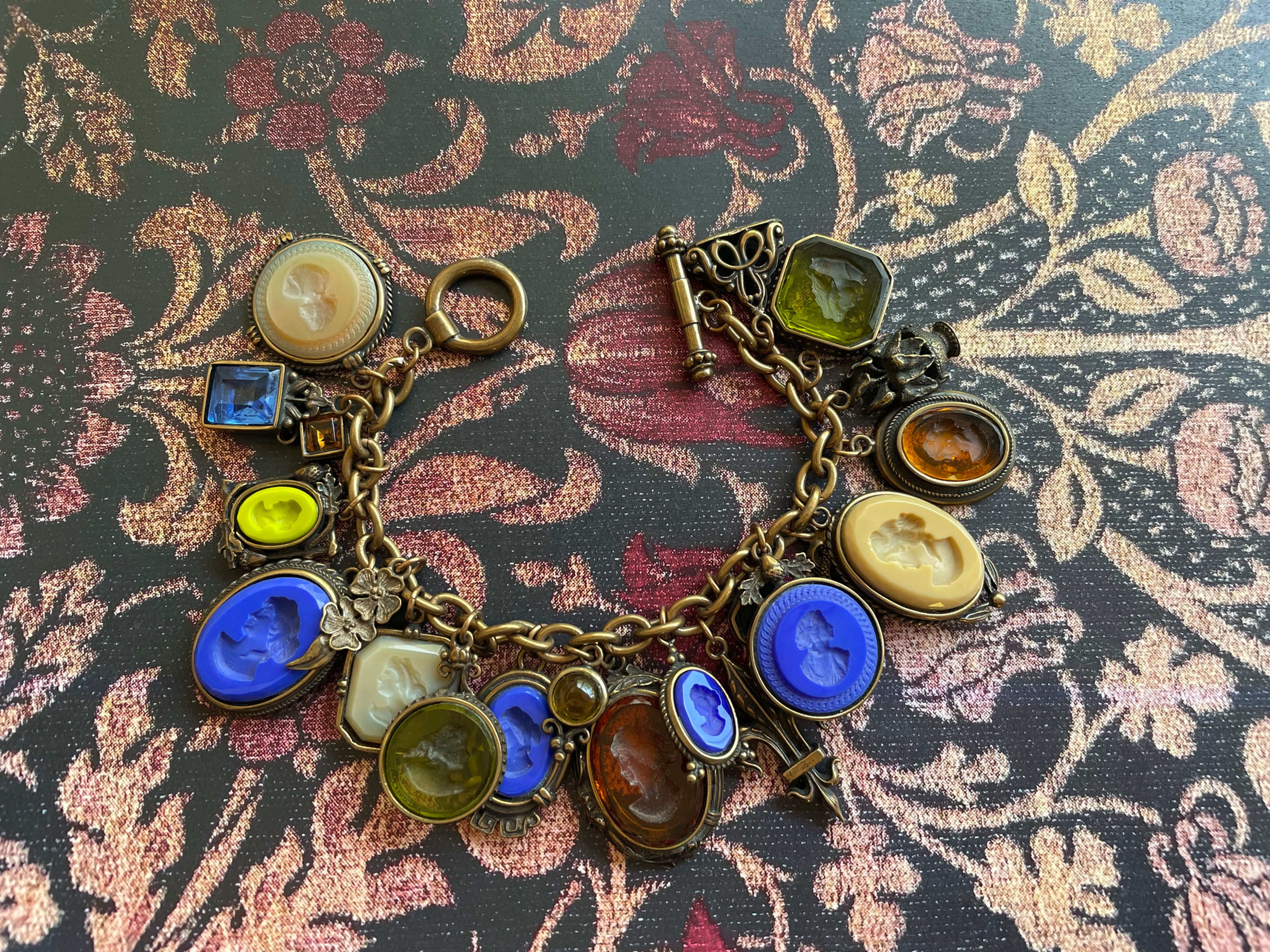 Marlene Intaglio Charm Bracelet