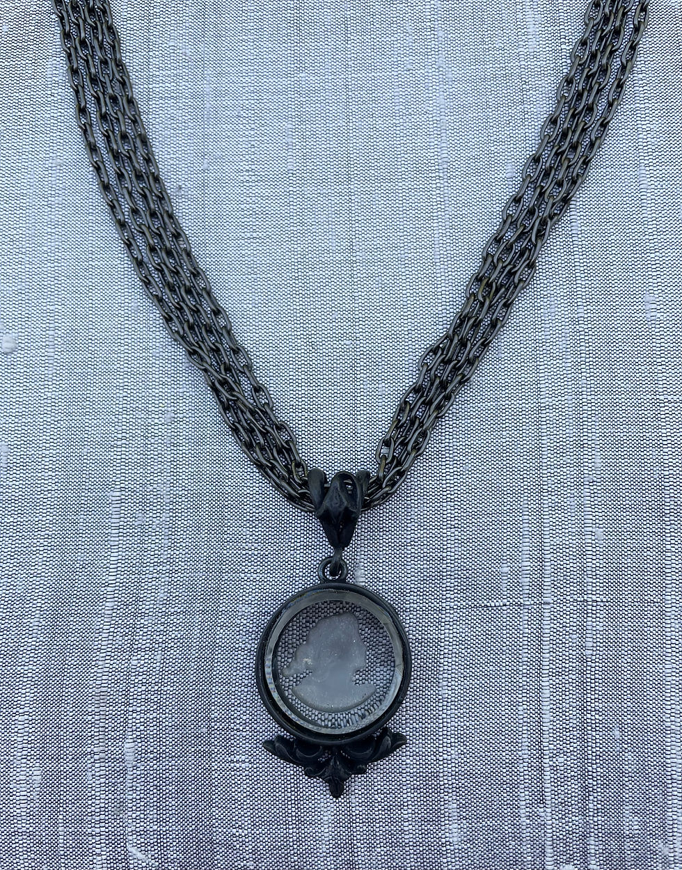 Black Diamond Jet Chain Necklace