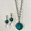 Thumbnail: Zircon Intaglio Pearl Drop Earrings