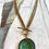 Thumbnail: Olivine Intaglio Pendant on Convertible Chain