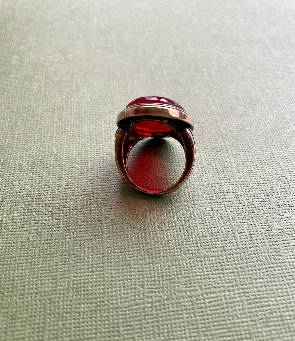 Thumbnail: Ruby Scala Intaglio RIng