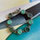 Thumbnail: Silver Turquoise & Sea Foam Intaglio Bracelet