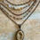 Thumbnail: Multi Strand Intaglio Necklace