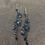 Thumbnail: Vine Earrings in Jet Plate