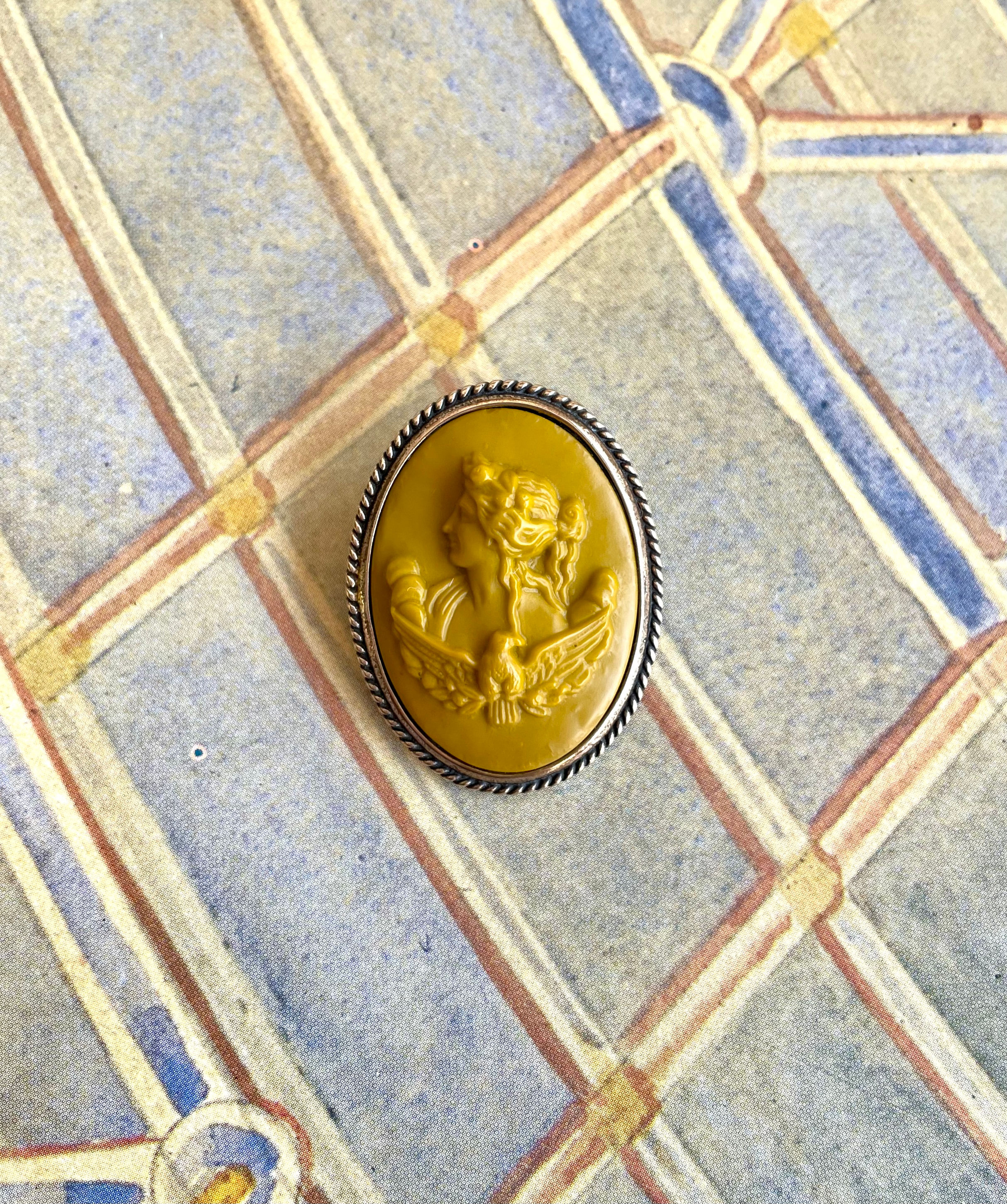 Aphrodite Cameo Pin