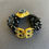 Thumbnail: Elizabeth Jet Intaglio Bracelet in Gold