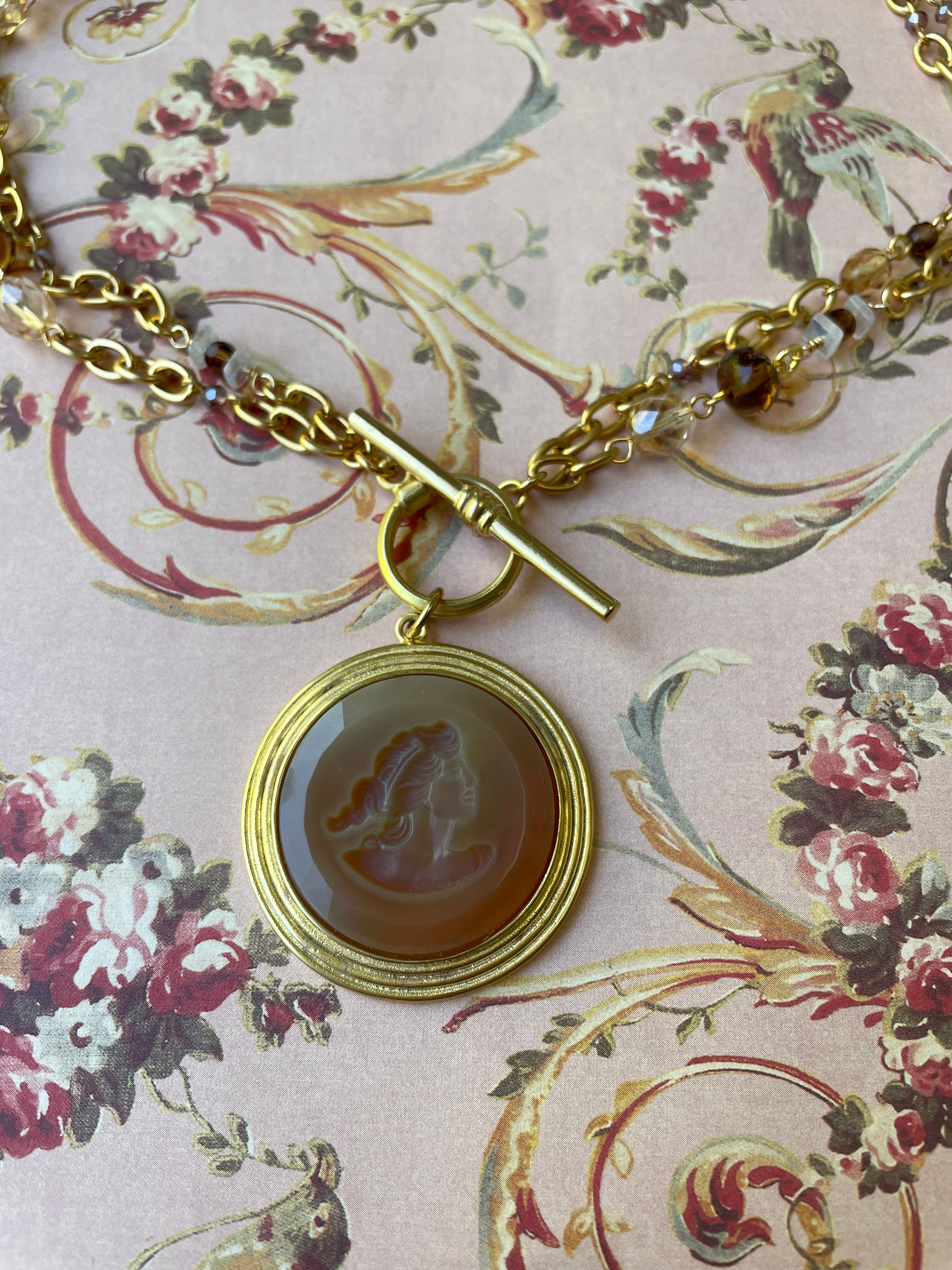 Butterscotch Smokey Quartz Necklace