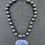 Thumbnail: Sapphire Jet Oval Cameo Necklace