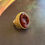 Thumbnail: Marsala Intaglio Gold Ring